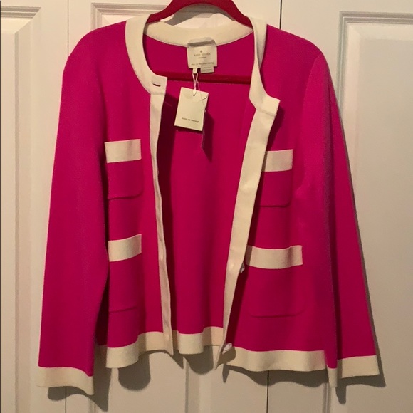 Kate Spade Baxter Jacket Paris Boganvilea